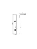 COL.DECO TERMOSTATICA INOX