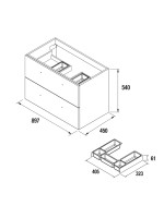 MUE.FUSSION CHR  900 BL 2/C