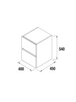 COQ.FUSSION LIN 400 BL 2/C