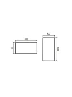 ESP CANDEM LED 1000X600 IP44