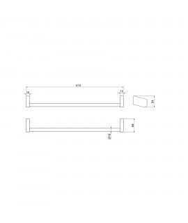 TOALLERO DOBLE ALPHA 60