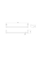 TOALLERO DOBLE ALPHA 60