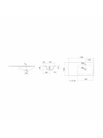 LAVABO UNIIQ 905X460 IZ MATE