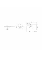 LAVABO UNIIQ 1205X460 DC MATE
