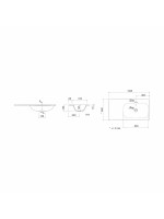 LAVABO UNIIQ 1205X460 IZ MATE