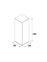 MOD.ALLIANCE 350X1000 BL BR
