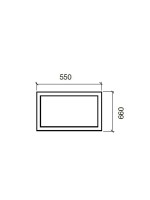 ESPEJO GALIA 550 X 660