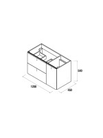 MUE.UNIIQ 120 DCH ALMENDRA