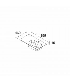 LAVABO SOFIA  855 X 460/I