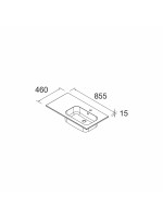 LAVABO SOFIA  855 X 460/I