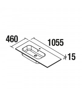 LAVABO SOFIA 1055 X 460/D
