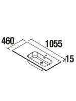 LAVABO SOFIA 1055 X 460/I
