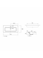 LAVABO SOFIA 1005 X 460