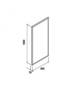 ESPEJO VINCI 600X1000 NG