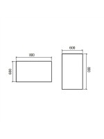 ESPEJO REFLEXO 600X800 IP44