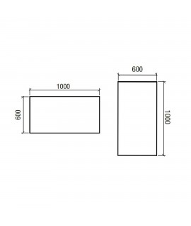 ESPEJO REFLEXO 600X1000 IP44