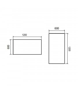 ESPEJO REFLEXO 600X1200 IP44