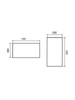 ESPEJO REFLEXO 600X1200 IP44