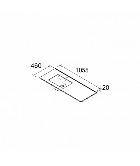 LAVABO IBERIA  1055 DCH