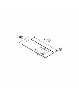 LAVABO IBERIA  1055 IZD