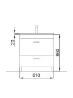 MUEBLE ALMAGRO 600 B (M+L)