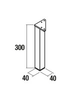 JUEGO 2 PATAS 40X300 CR/BR C/R