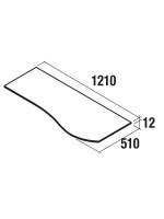 ENC.MAM 1200 IZD SOLID BL MATE