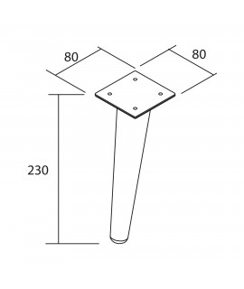 PATA DANNA 230 BL (JGO 2 UNID)