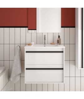 MUEBLE + LAVABO  ATTILA 2C 60 BLANCO