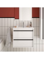 MUEBLE + LAVABO  ATTILA 2C 60 BLANCO