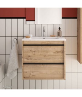 MUEBLE + LAVABO  ATTILA 60 Roble Ostippo