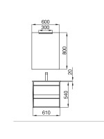 CONUNTO ATTILA 2C 60 ROBLE Eternity  (MLEA)
