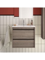 MUEBLE + LAVABO  Attila 60 2C Roble Eternity