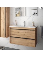 MUEBLE + LAVABO Attila 80 2C Roble Ostippo