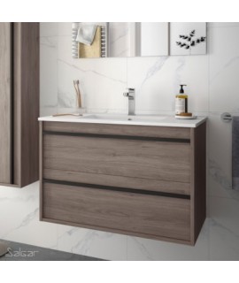 MUEBLE + LAVABO ATTILA 2C 80 Roble Eternity
