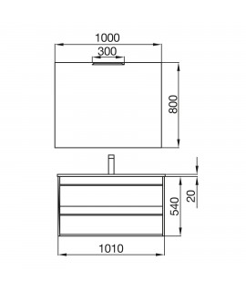 CONJUNTO ATTILA 2C 1000 BL (MLAE)