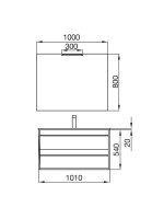 CONJUNTO ATTILA 2C 1000 BL (MLAE)
