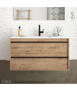 MUEBLE + LAVABO ATTILA 2C 1000 Roble Ostippo