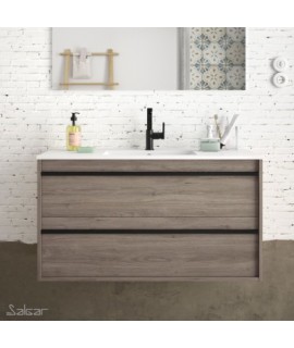 MUEBLE + LAVABO ATTILA 2C 1000 Roble Eternity