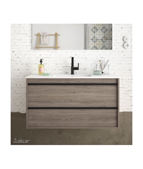 MUEBLE + LAVABO ATTILA 2C 1000 Roble Eternity