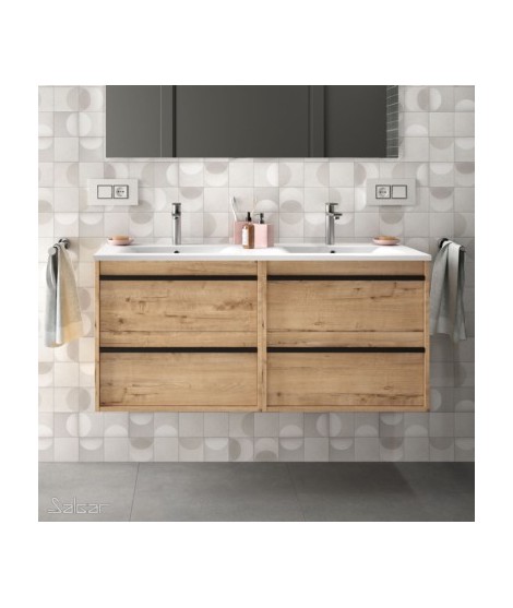 MUEBLE + LAVABO Attila 1200 Roble Ostippo