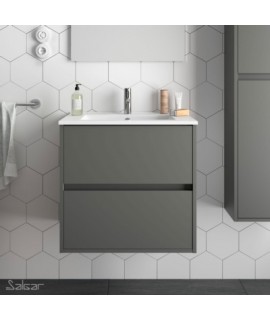 MUEBLE NOJA 600 GRIS + LAVABO