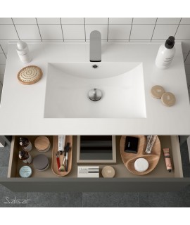 MUEBLE NOJA 800 GRIS + LAVABO