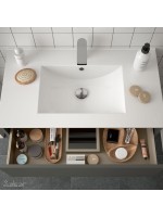 MUEBLE NOJA 800 GRIS + LAVABO