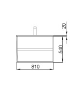 MUEBLE NOJA 800 GRIS + LAVABO