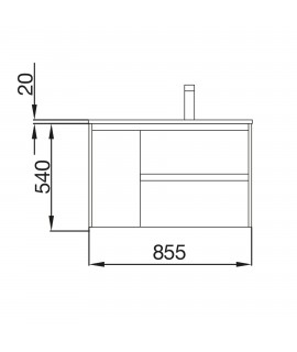 MUEBLE NOJA 855 RETER IZ+ LAVA