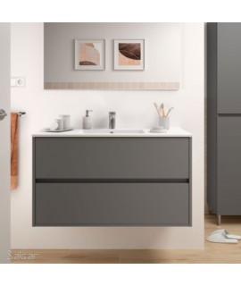 MUEBLE NOJA1000 GRIS + LAVABO