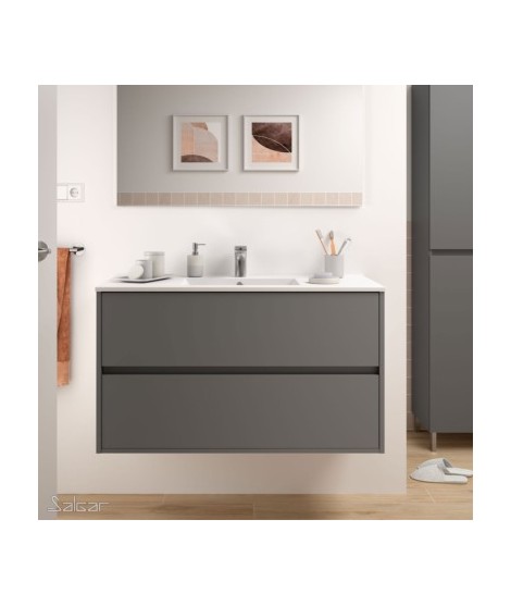 MUEBLE NOJA1000 GRIS + LAVABO