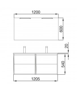 CONJ NOJA 1200 GRIS MAT (MLEA)