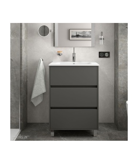 MUEBLE ARENYS 600 GRIS + LAV
